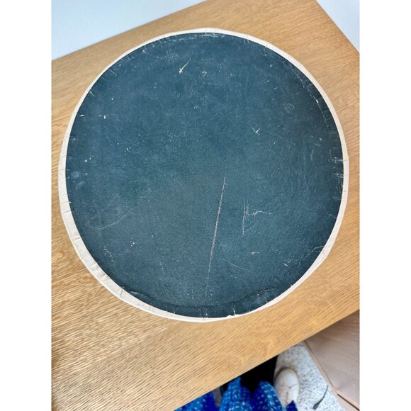 Vintage Gwen Pennington Black Beaded Pillbox Hat w/Bee Hats Box - Picture 14 of 16